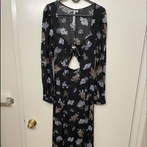 Reformed Long Sleeve Maxi Dress